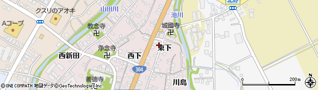 富山県南砺市城端142周辺の地図