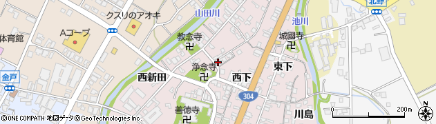 富山県南砺市城端272周辺の地図
