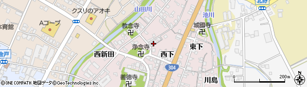 富山県南砺市城端271周辺の地図