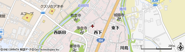 富山県南砺市城端255周辺の地図