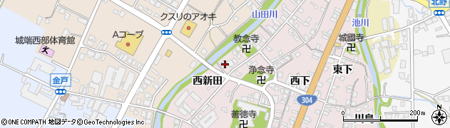 富山県南砺市城端380周辺の地図