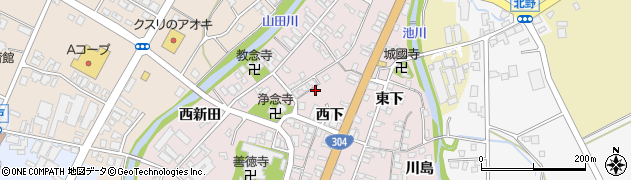 富山県南砺市城端256周辺の地図