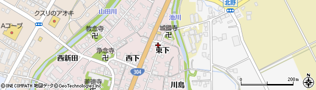 富山県南砺市城端143周辺の地図
