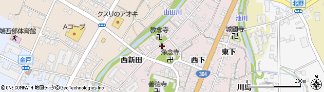 富山県南砺市城端394周辺の地図