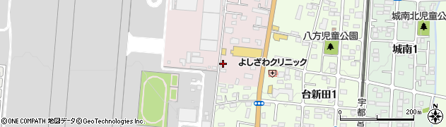 栃木県宇都宮市台新田町周辺の地図