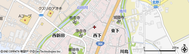 富山県南砺市城端258周辺の地図