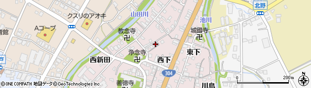 富山県南砺市城端263周辺の地図