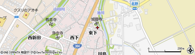 富山県南砺市城端86周辺の地図