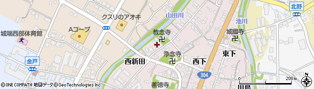 富山県南砺市城端375周辺の地図
