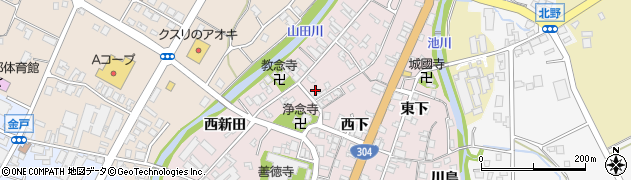 富山県南砺市城端275周辺の地図