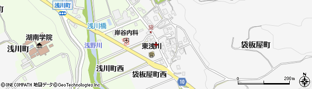 石川県金沢市袋板屋町（イ）周辺の地図