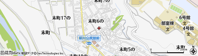 石川県金沢市末町（６の）周辺の地図