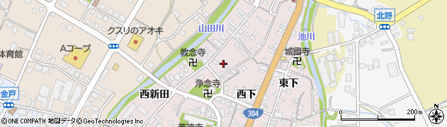 富山県南砺市城端280周辺の地図