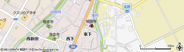 富山県南砺市城端85周辺の地図