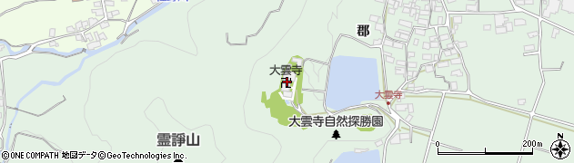 大雲寺周辺の地図