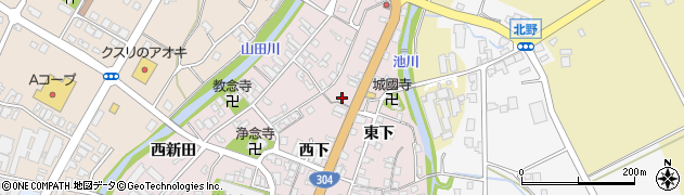 富山県南砺市城端245周辺の地図
