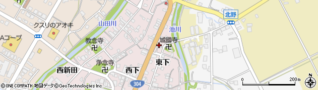 富山県南砺市城端1周辺の地図