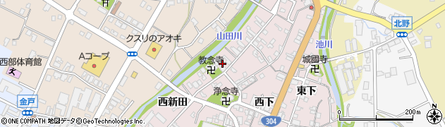 富山県南砺市城端368周辺の地図
