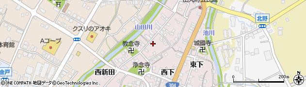 富山県南砺市城端285周辺の地図