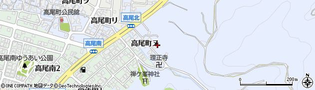 石川県金沢市高尾町（子）周辺の地図