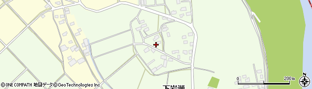 茨城県常陸大宮市下岩瀬周辺の地図