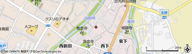 富山県南砺市城端286周辺の地図