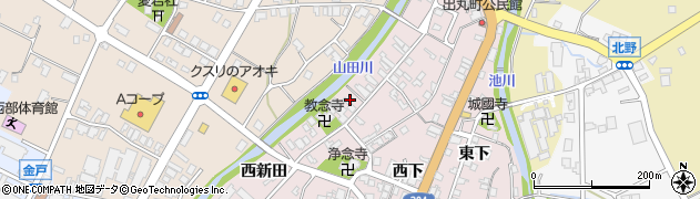 富山県南砺市城端364-1周辺の地図