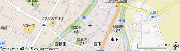 富山県南砺市城端287周辺の地図