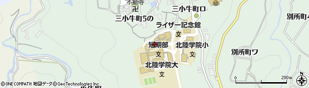 北陸学院大学・短期大学部　栄光台寮周辺の地図