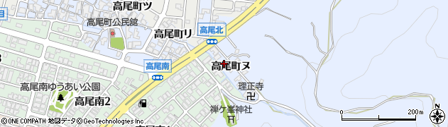 石川県金沢市高尾町ヌ23周辺の地図
