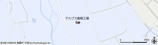長野県酒造協同組合　アルプス搗精工場周辺の地図