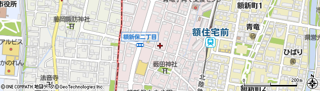 石川県金沢市額新保周辺の地図