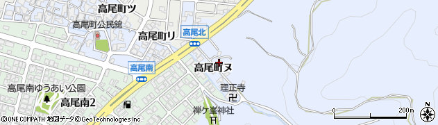 石川県金沢市高尾町ヌ10周辺の地図