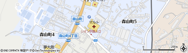 東京スター銀行マルト日立ＳＣ森山店 ＡＴＭ周辺の地図