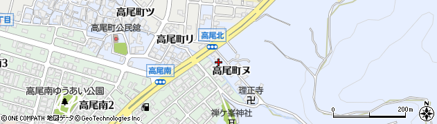 石川県金沢市高尾町ヌ21周辺の地図