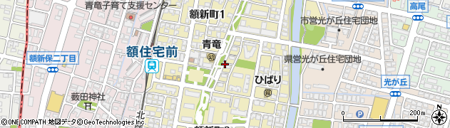 石川県金沢市額新町周辺の地図