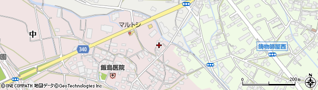 長野県千曲市中周辺の地図