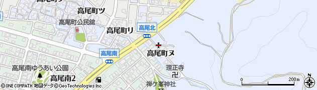 石川県金沢市高尾町ヌ8周辺の地図