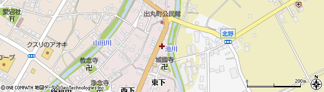 富山県南砺市城端12周辺の地図