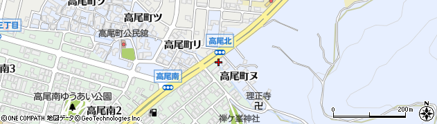石川県金沢市高尾町ヌ19周辺の地図