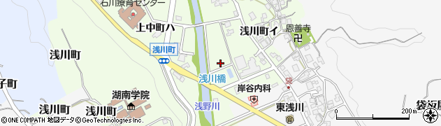 石川県金沢市浅川町（西）周辺の地図