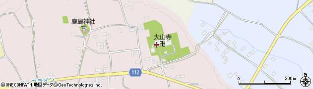 大山寺周辺の地図