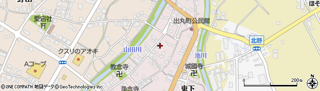 富山県南砺市城端303周辺の地図