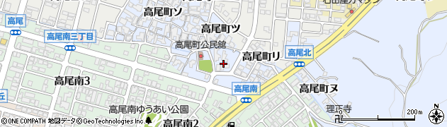石川県金沢市高尾町（タ）周辺の地図
