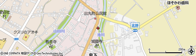 富山県南砺市城端23周辺の地図