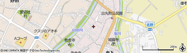 富山県南砺市城端304周辺の地図