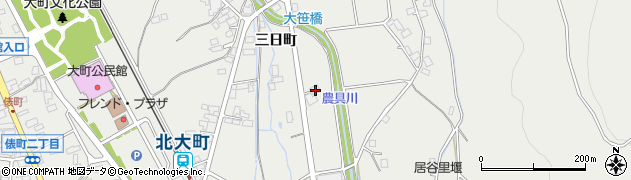 長野県大町市大町1407周辺の地図