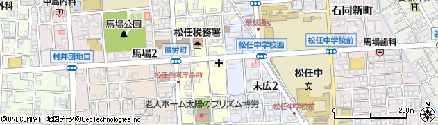 クスリのアオキ松南店周辺の地図