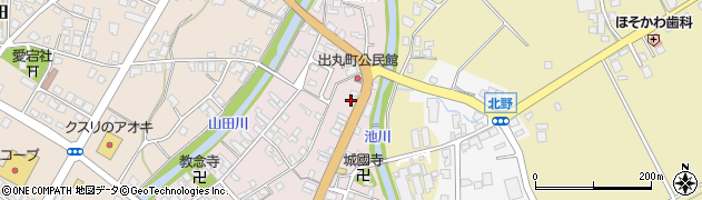 富山県南砺市城端61周辺の地図