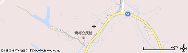 栃木県茂木町（芳賀郡）青梅周辺の地図
